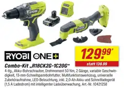 toom Baumarkt RYOBI ONE + Combo-Kit ,,R18CK2G-1C20G" Angebot