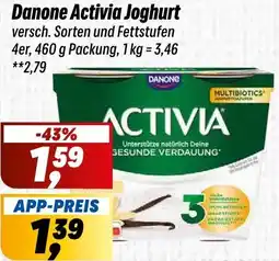 Simmel Danone Activia Joghurt Angebot