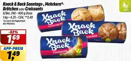 Simmel Knack & Back Sonntags-, Mehrkorn Brötchen oder Croissants Angebot