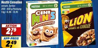 Simmel Nestlé Cerealien Angebot