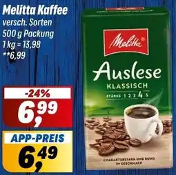 Simmel Melitta Kaffee Angebot