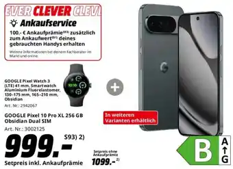 Saturn GOOGLE Pixel 10 Pro XL 256 GB Obsidian Dual SIM Angebot