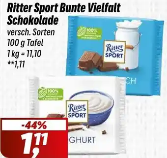 Simmel Ritter Sport Bunte Vielfalt Schokolade Angebot