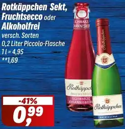 Simmel Rotkäppchen Sekt, Fruchtsecco oder Alkoholfrei Angebot