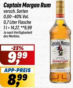 Simmel Captain Morgan Rum Angebot