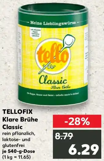 Kaufland TELLOFIX Klare Brühe Classic Angebot