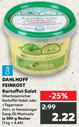 Kaufland DAHLHOFF FEINKOST Kartoffel-Salat Angebot