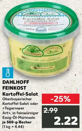 Kaufland DAHLHOFF FEINKOST Kartoffel-Salat Angebot