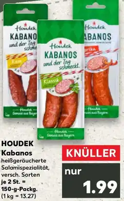 Kaufland HOUDEK Kabanos Angebot