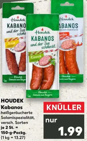 Kaufland HOUDEK Kabanos Angebot
