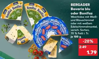 Kaufland BERGADER Bavaria blu oder Bonifaz Angebot