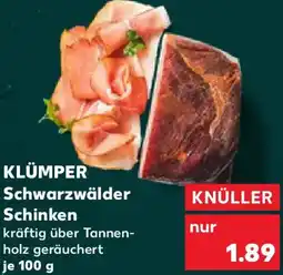 Kaufland KLÜMPER Schwarzwälder Schinken Angebot