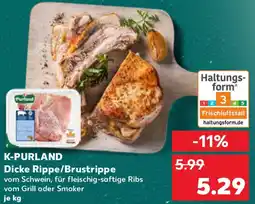 Kaufland K-PURLAND Dicke Rippe/Brustrippe Angebot