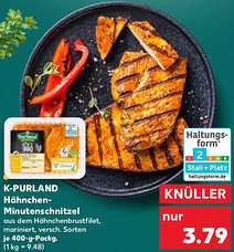 Kaufland K-PURLAND Hähnchen Minutenschnitzel Angebot
