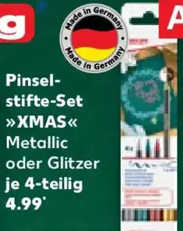Kaufland edding Pinselstifte-Set XMAS Angebot