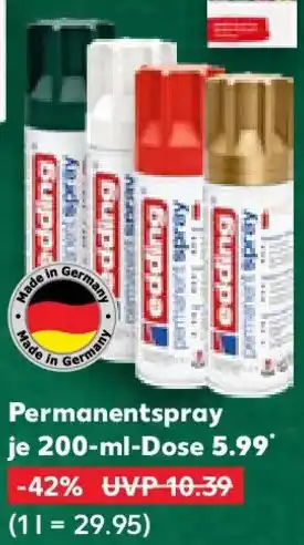 Kaufland edding Permanentspray Angebot