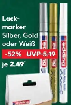 Kaufland edding Lackmarker Angebot