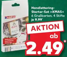 Kaufland edding Handlettering Starter-Set XMAS Angebot