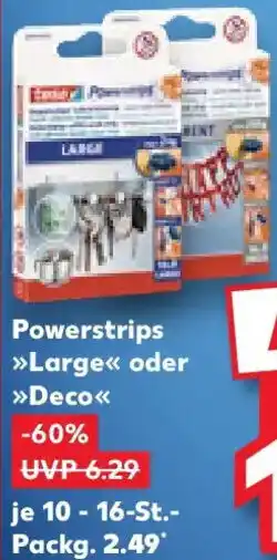 Kaufland tesa Powerstrips Large oder Deco Angebot