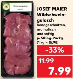 Kaufland JOSEF MAIER Wildschweingulasch Angebot