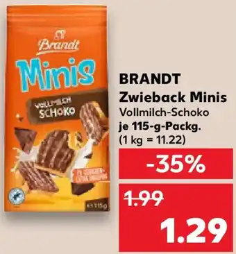 Kaufland BRANDT Zwieback Minis Angebot