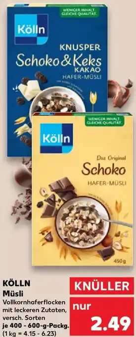 Kaufland KÖLLN Müsli Angebot