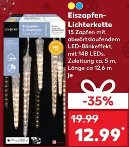 Kaufland LIV&BO Eiszapfen Lichterkette Angebot