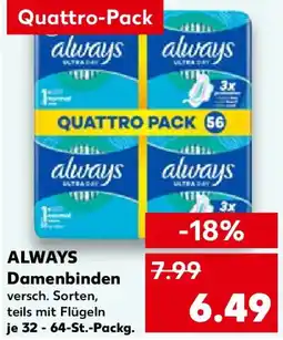 Kaufland ALWAYS Damenbinden Angebot