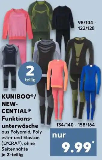 Kaufland KUNIBOO/ NEW CENTIAL Funktionsunterwäsche Angebot