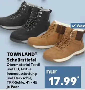 Kaufland TOWNLAND Schnürstiefel Angebot