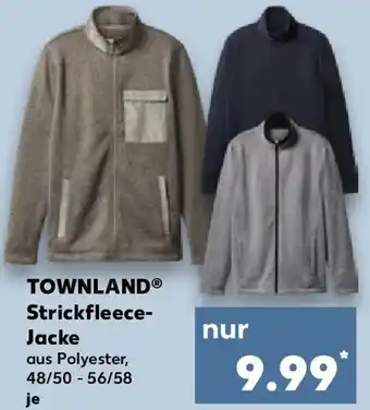 Kaufland TOWNLAND Strickfleece Jacke Angebot