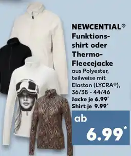 Kaufland NEWCENTIAL Funktionsshirt oder Thermo Fleecejacke Angebot