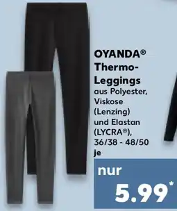 Kaufland OYANDA Thermo Leggings Angebot
