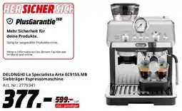 Saturn DELONGHI La Specialista Arte EC9155.MB Siebträger Espressomaschine Angebot