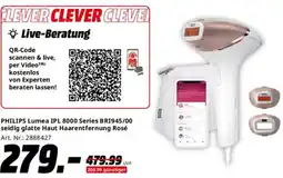 Saturn PHILIPS Lumea IPL 8000 Series BRI945/00 seidig glatte Haut Haarentfernung Rosé Angebot
