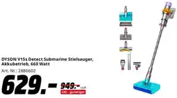 Saturn DYSON V15s Detect Submarine Stielsauger, Akkubetrieb, 660 Watt Angebot