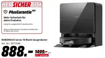 Saturn ROBOROCK Saros 10 Black Saugroboter Angebot