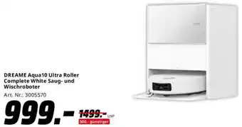 Saturn DREAME Aqua10 Ultra Roller Complete White Saug- und Wischroboter Angebot