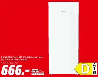 Saturn LIEBHERR FND 4625-22 Gefrierschrank Angebot