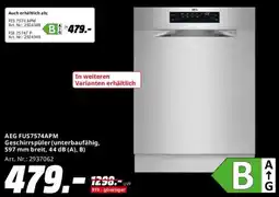 Saturn AEG FUS7574APM Geschirrspüler Angebot