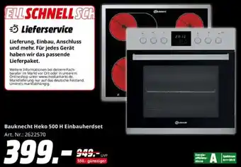 Saturn Bauknecht Heko 500 H Einbauherdset Angebot