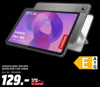 Saturn LENOVO IDEA TAB MTK D6300 4GB 11IN 128GB Angebot