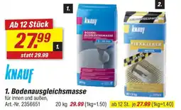 toom Baumarkt KNAUF 1. Bodenausgleichsmasse Angebot