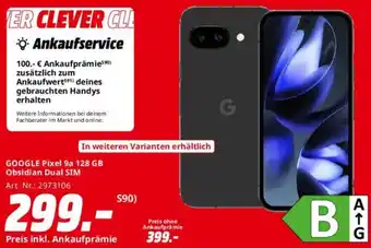 Saturn GOOGLE Pixel 9a 128 GB Obsidian Dual SIM Angebot