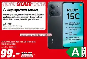 Saturn XIAOMI Redmi 15C 128 GB Midnight Black Dual SIM Angebot