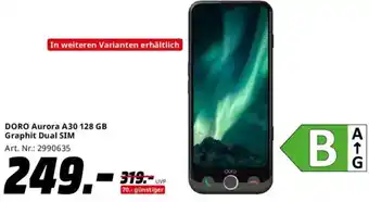 Saturn DORO Aurora A30 128 GB Graphit Dual SIM Angebot