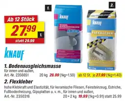 toom Baumarkt KNAUF 2. Flexkleber Angebot