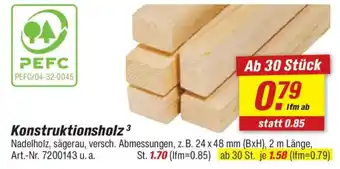 toom Baumarkt Konstruktionsholz Angebot