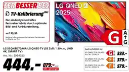 Saturn LG 55QNED70A6A LG QNED TV (55 Zoll / 139 cm, UHD 4K, SMART TV) Angebot