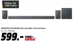 Saturn SAMSUNG HW-Q935GF/ZG, Soundbar, Titan Schwarz Angebot